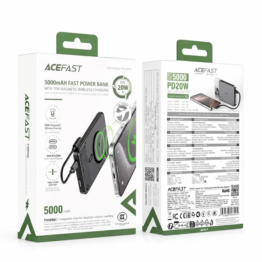 Acefast Magsafe External Battery 5000 mAh 20W