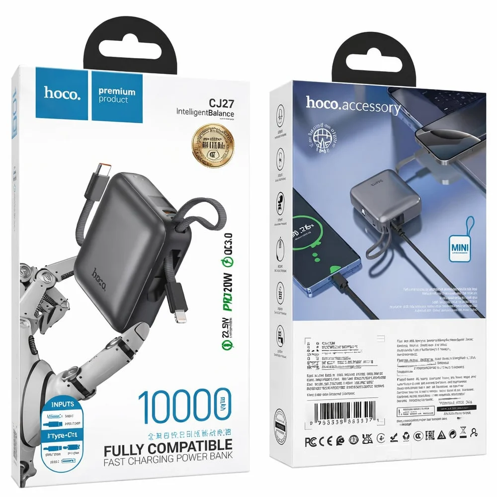 Xarici akkumulyator Hoco CJ27 10000 mAh 22.5W