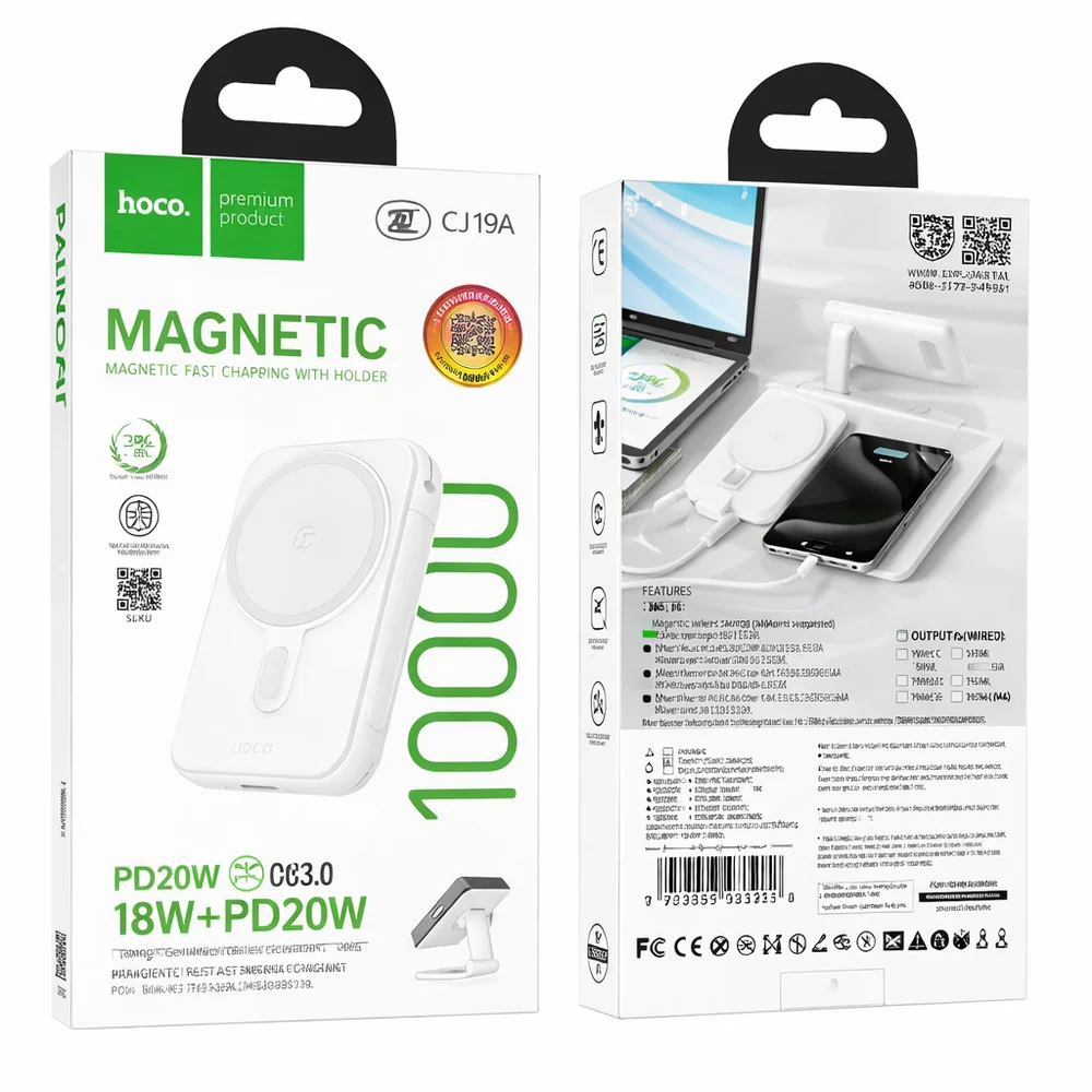 Dış güç kaynağı Hoco CJ19A 10000 mAh 20W