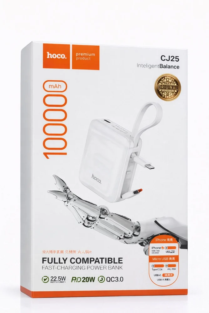 Внешний аккумулятор Hoco CJ25 10000 mAh White