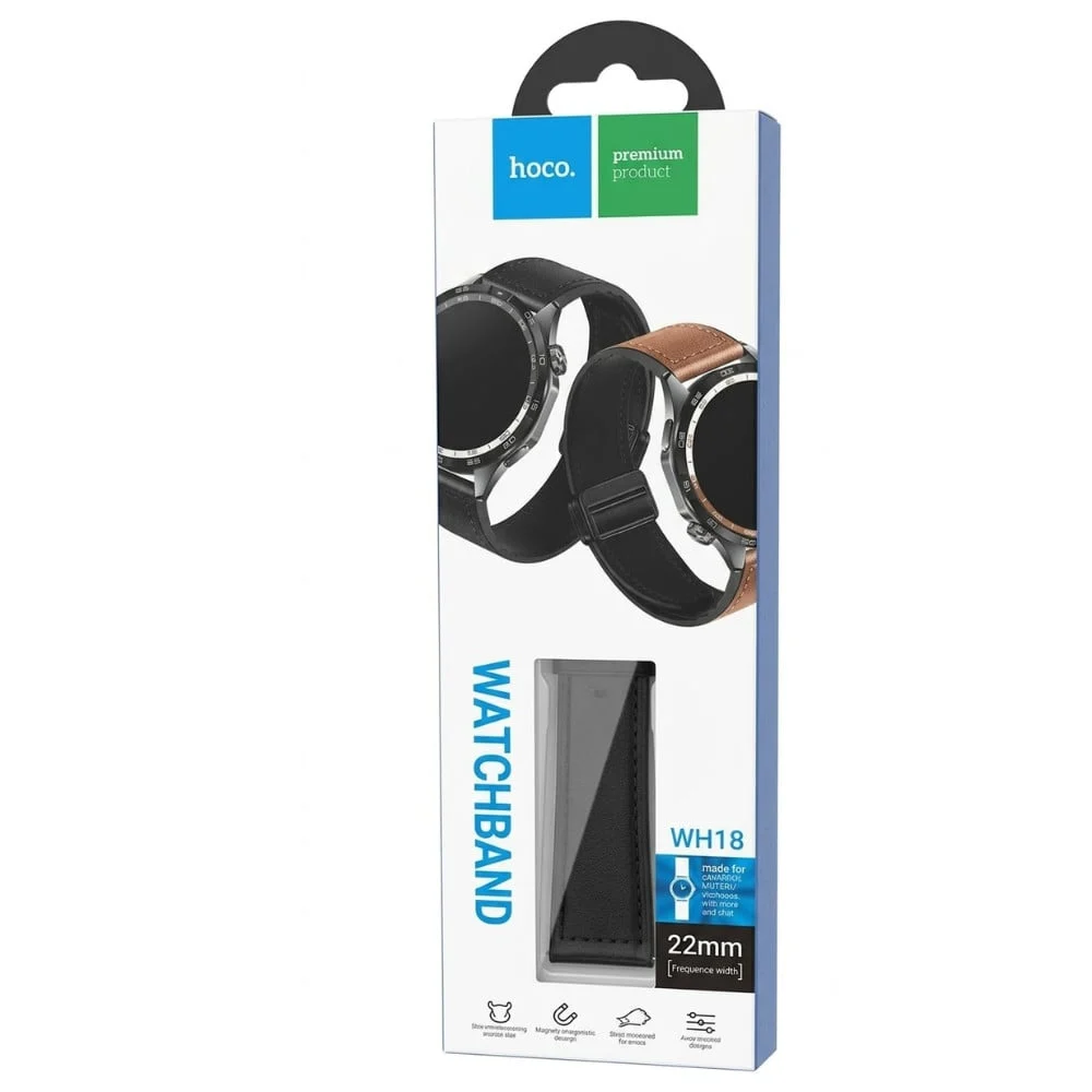 Watch strap Hoco WH18, black
