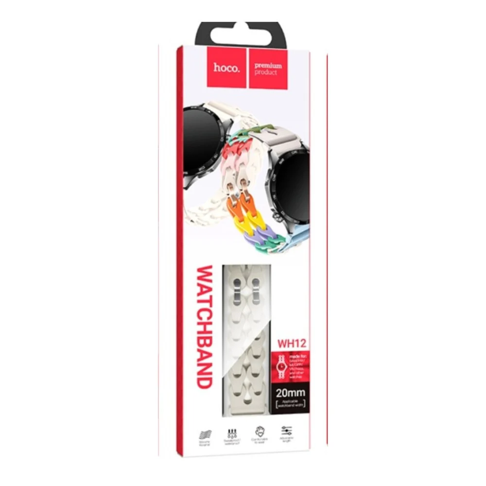 Hoco WH12 Watch Strap, White