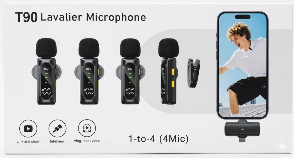 Mikrofon T90 4-in-1 Bluetooth