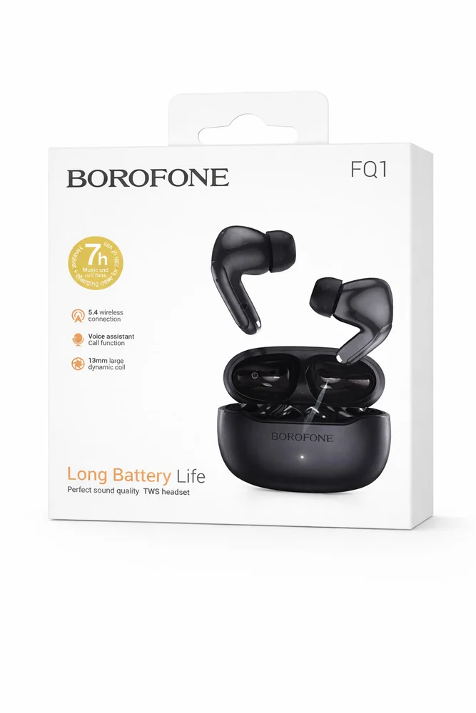 Wireless Headphones Borofone FQ1, Black