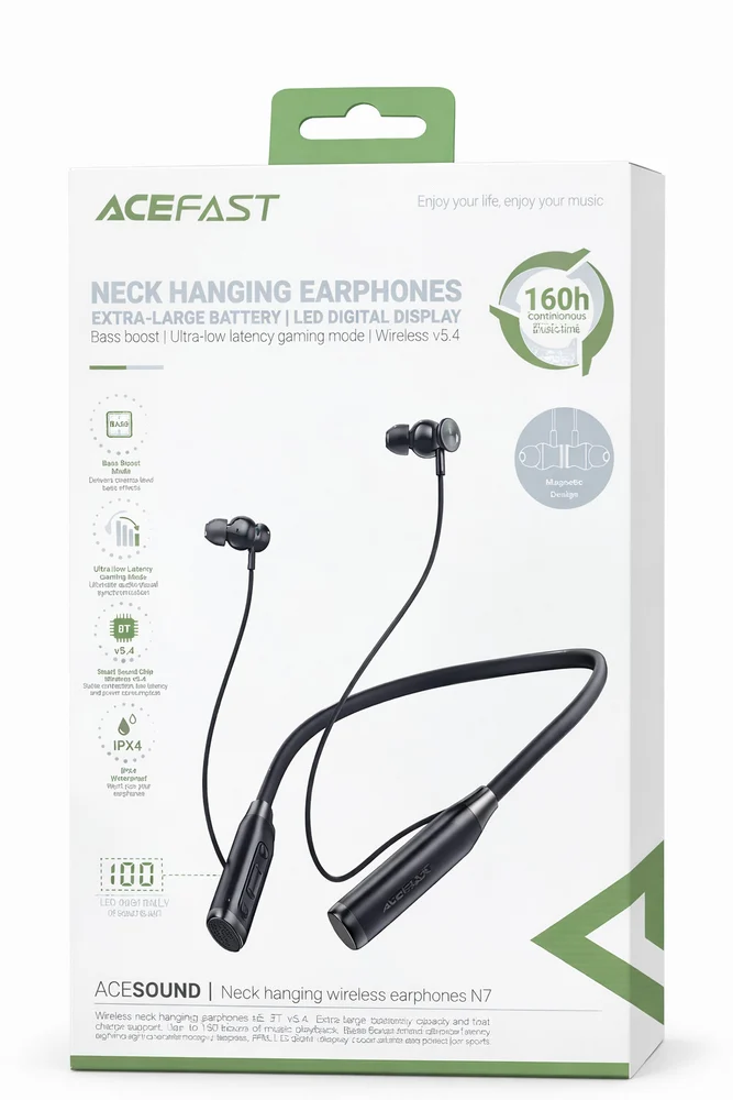 Simsiz qulaqlıq Acefast N7 Black