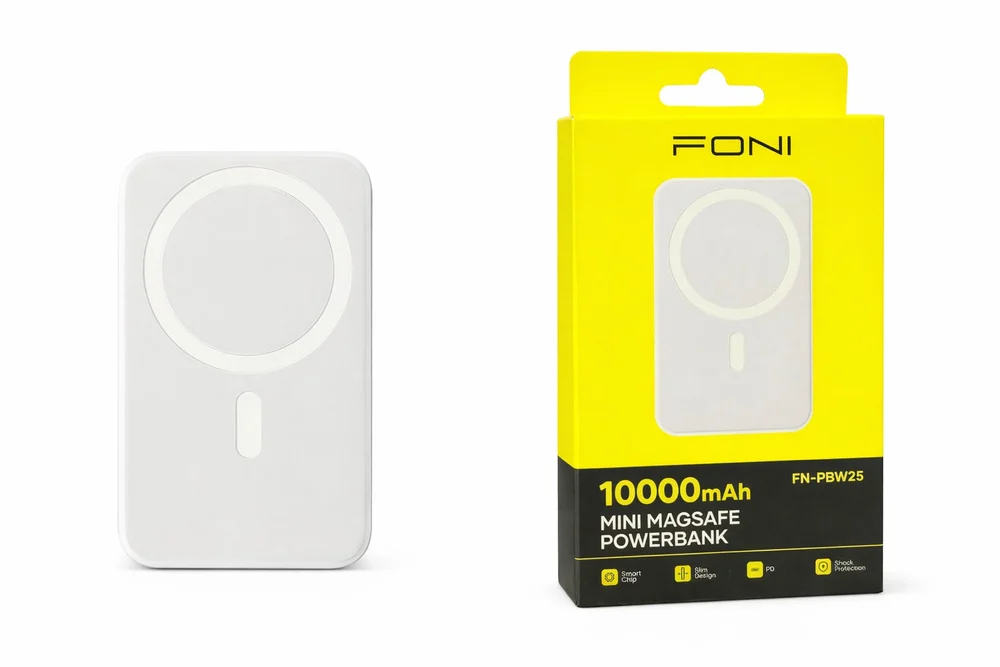 External Battery Foni FN-PBW25 10000 mAh, White