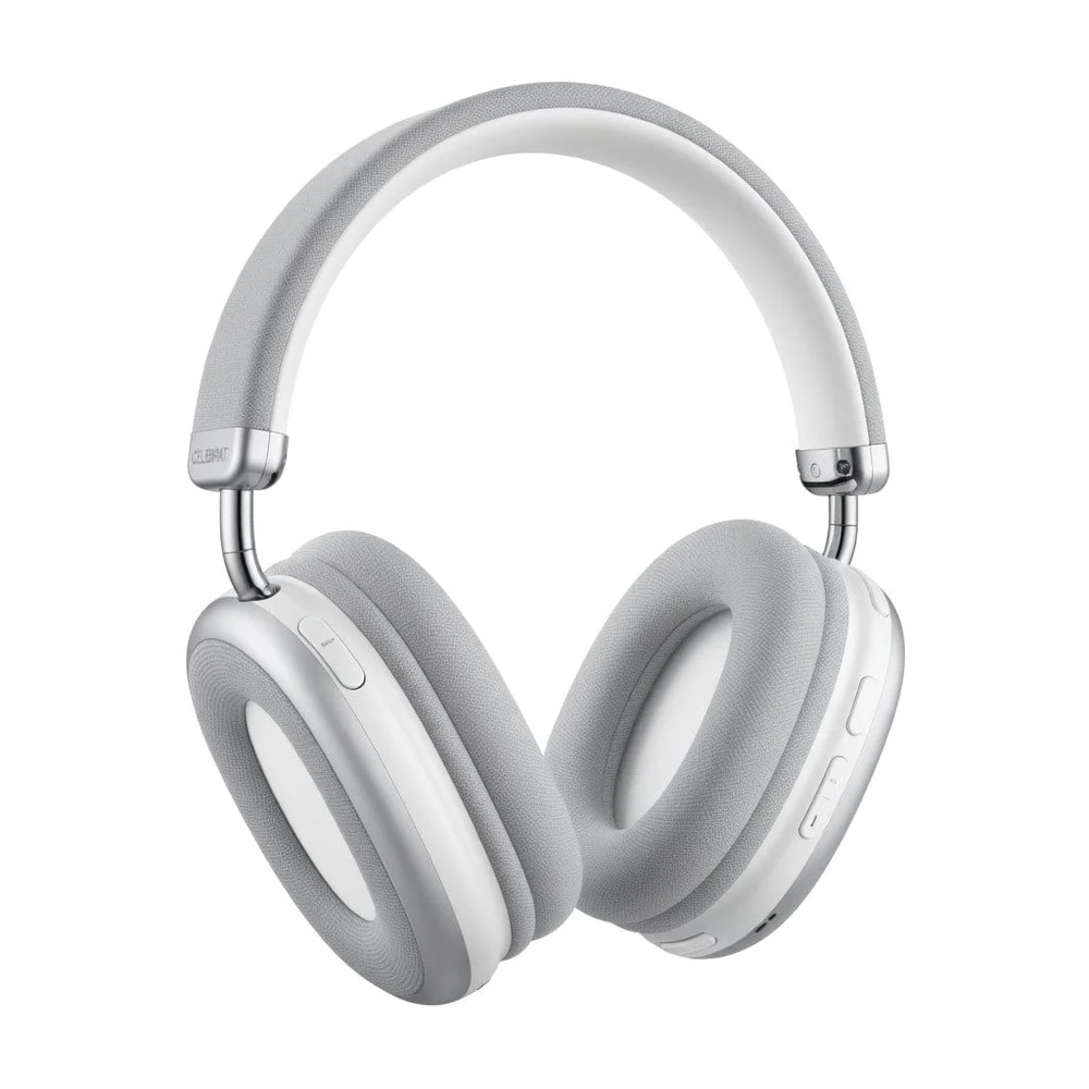 Wireless Headphones Celebrat A39 Silver - 2