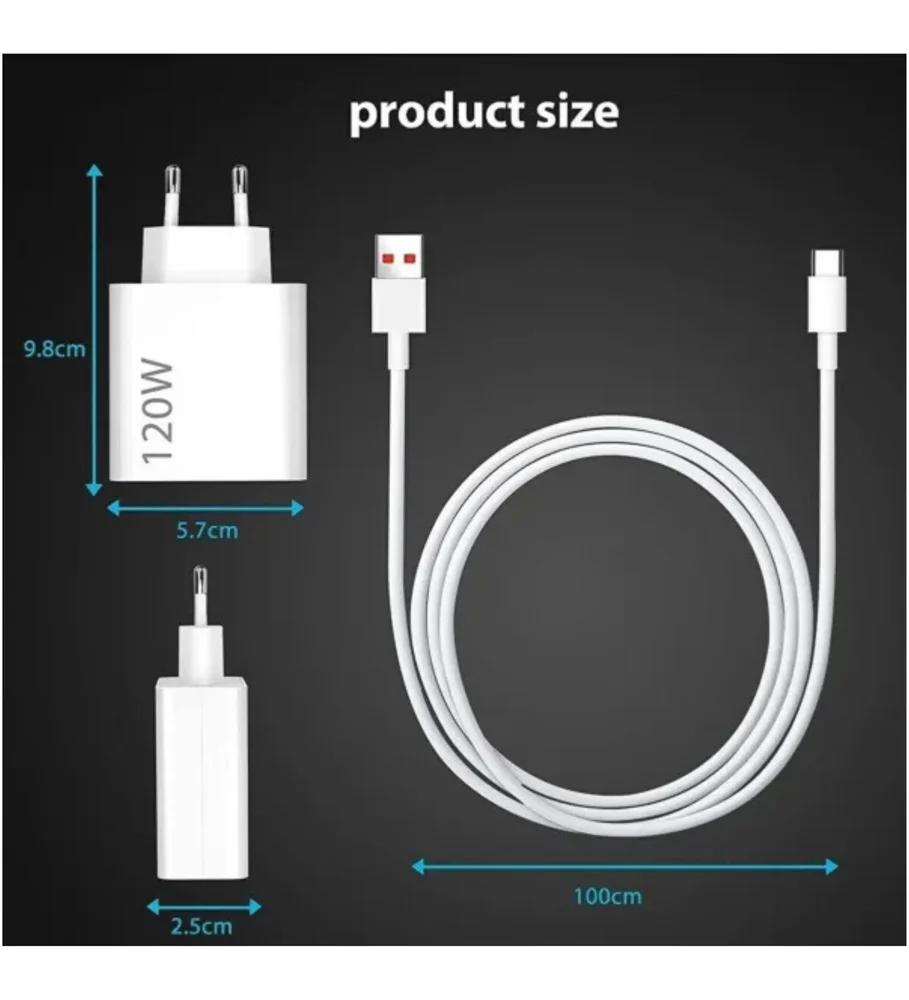 Устройство для сбора энергии Xiaomi 120 W USB - 5