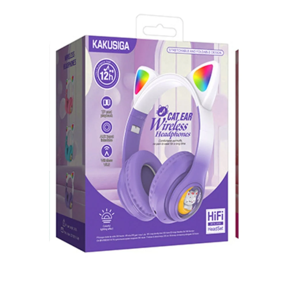 Wireless Headphones Kakusiga KSC-1118 Purple - 2