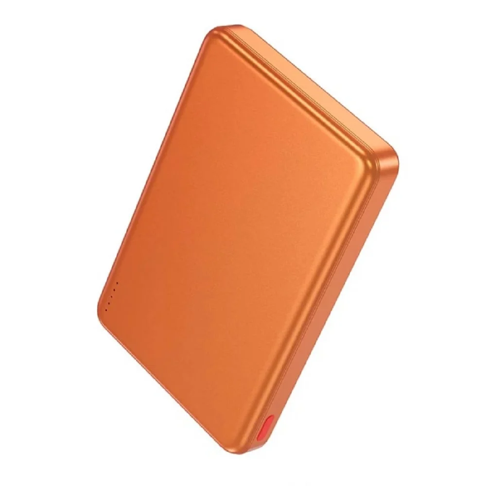 External Battery Hoco Q26A Magnetic Wireless 10000 mAh Orange - 2