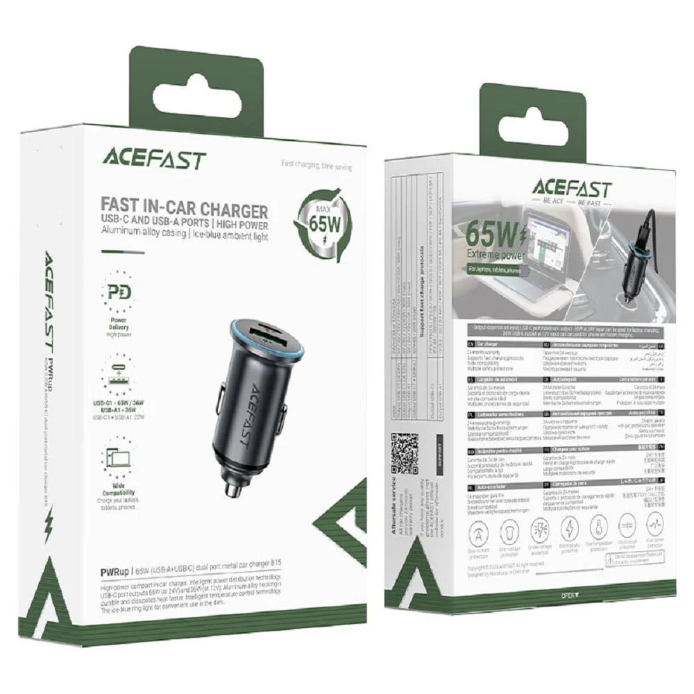 Car Power Adapter Acefast B15 - 6