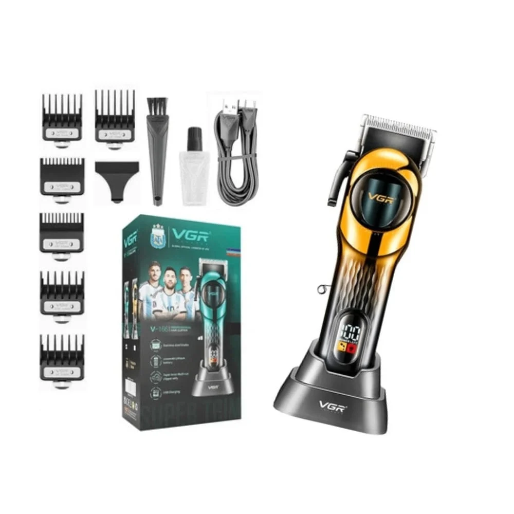 Hair Cutting Machine VGR V-166 2000 mAh 200 min LED USB Gold