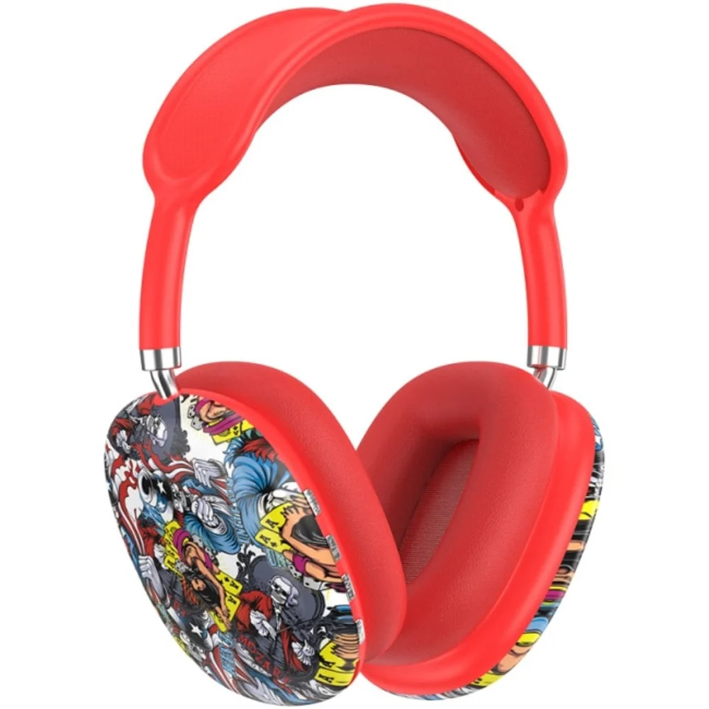 Wireless Headset P9, Red - 2