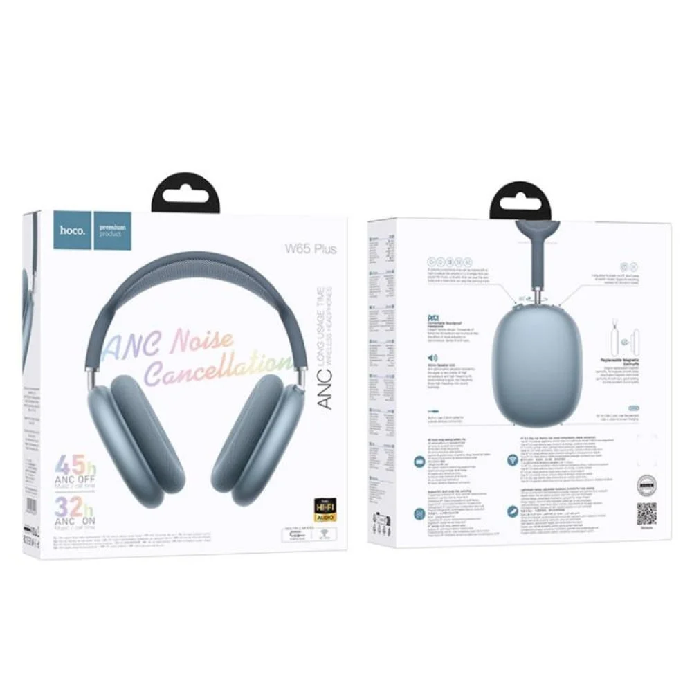 Simsiz qulaqlıq Hoco W65 Plus Sky Blue - 2