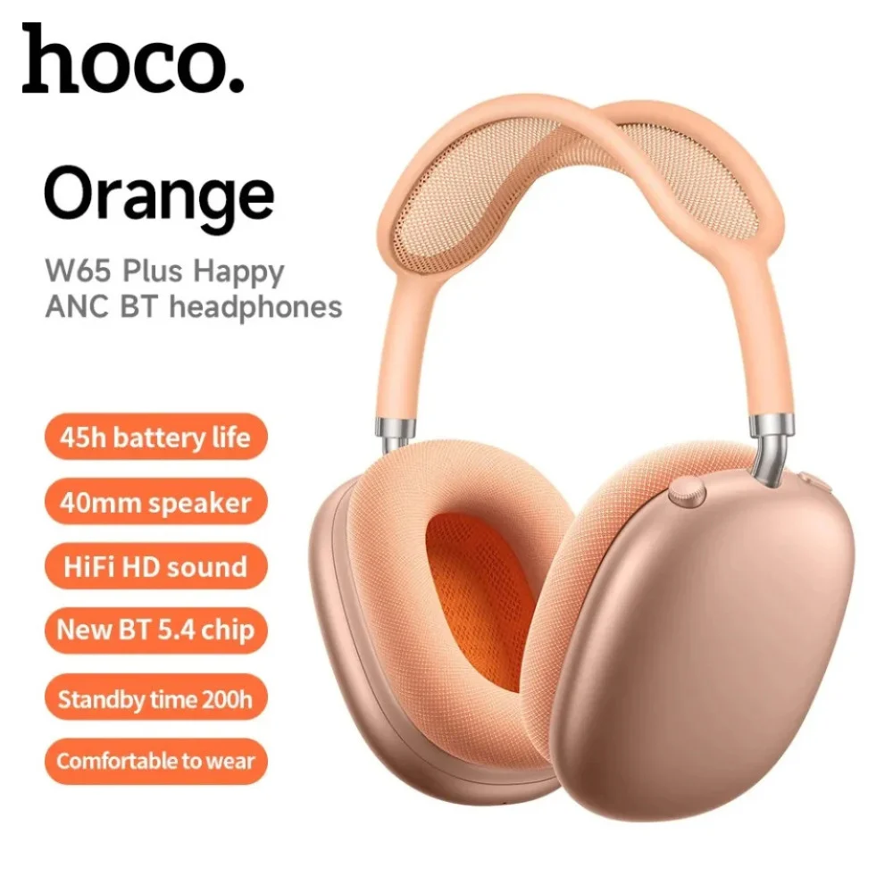 Wireless Headphones Hoco W65 Plus Orange - 2