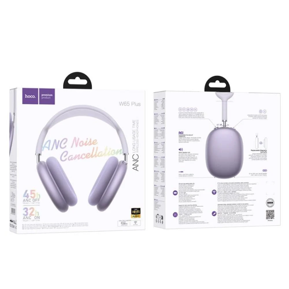Simsiz qulaqlıq Hoco W65 Plus Purple - 2