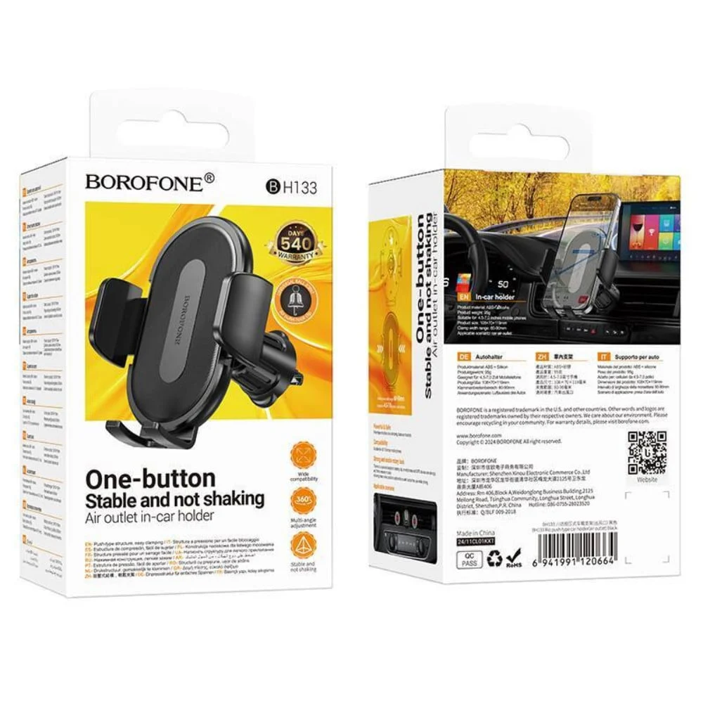 Araç için telefon tutacağı Borofone BH133 - 4