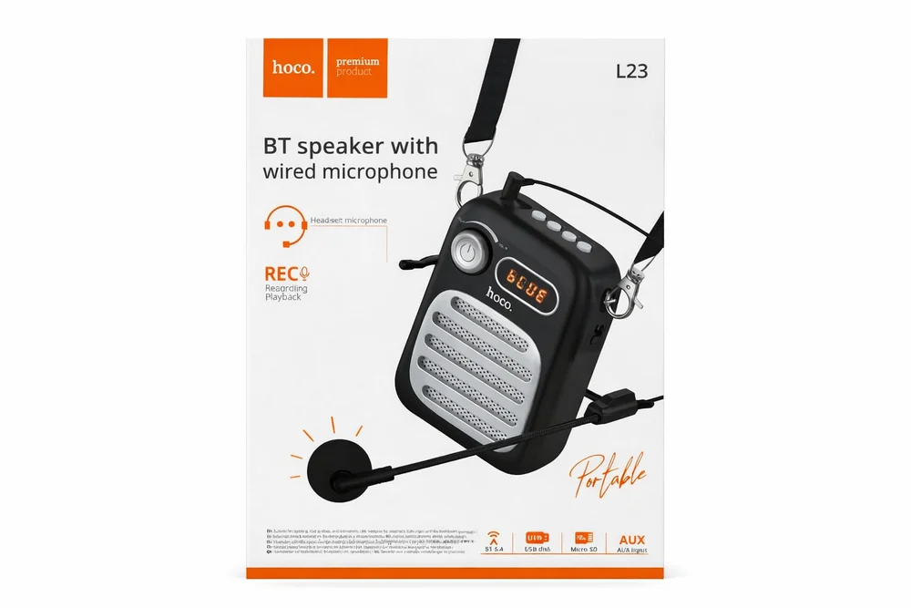 Wireless Speaker Hoco L23 Bluetooth Black