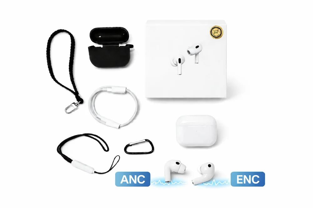 Wireless Earbuds with ANC and ENC Technology PRO 2 White