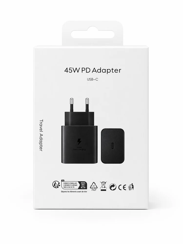 Adapter USB-C 45W Mini PD Siyah