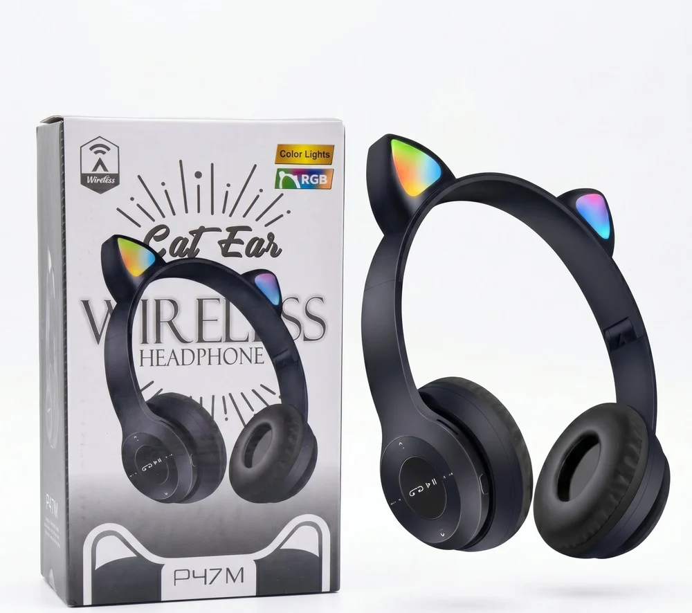 Kablosuz Kulaklıklar P47m Black Rgb - 3