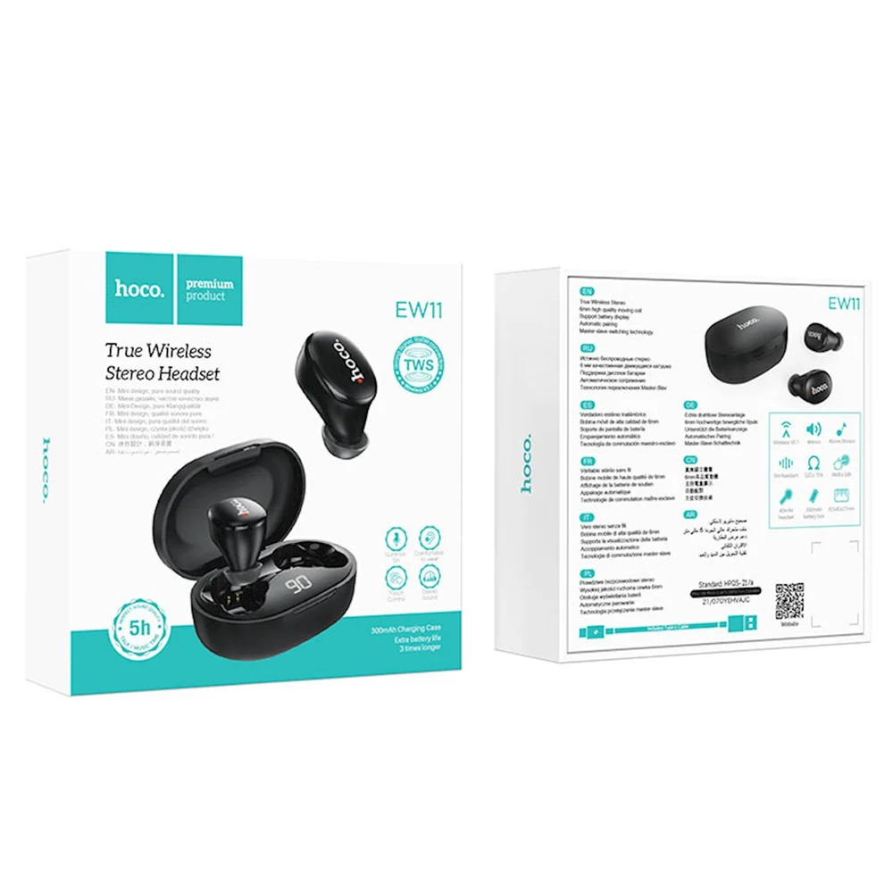 Wireless Earbuds Hoco EW11 Black - 6
