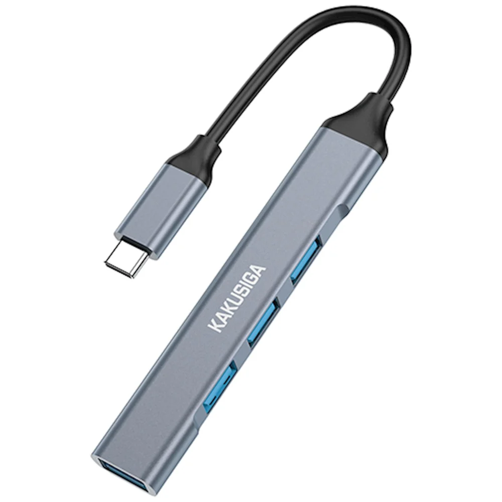 USB Konverter Kakusiga KSC-752 4 in 1 Type-C to USB3.0+USB2.0x3