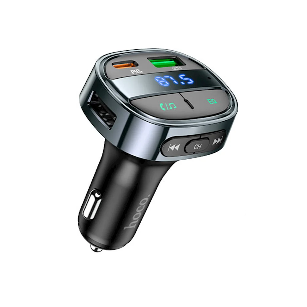 FM передатчик для автомобиля Hoco E70 Black