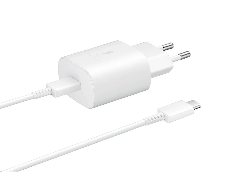 Сетевое зарядное устройство No Brand Type-C 25W Белое (EP-TA800XWEGRU)