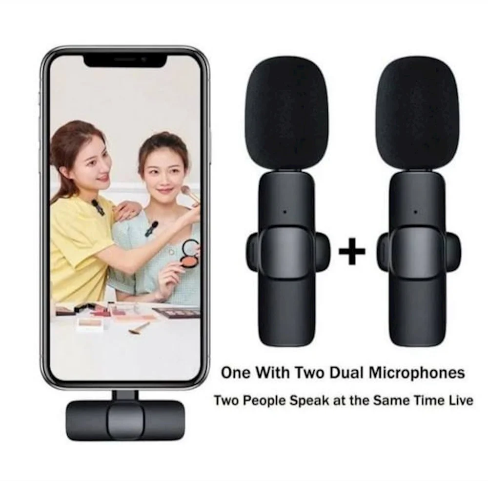 Kablosuz mikrofon K9 Wireless Black - 3