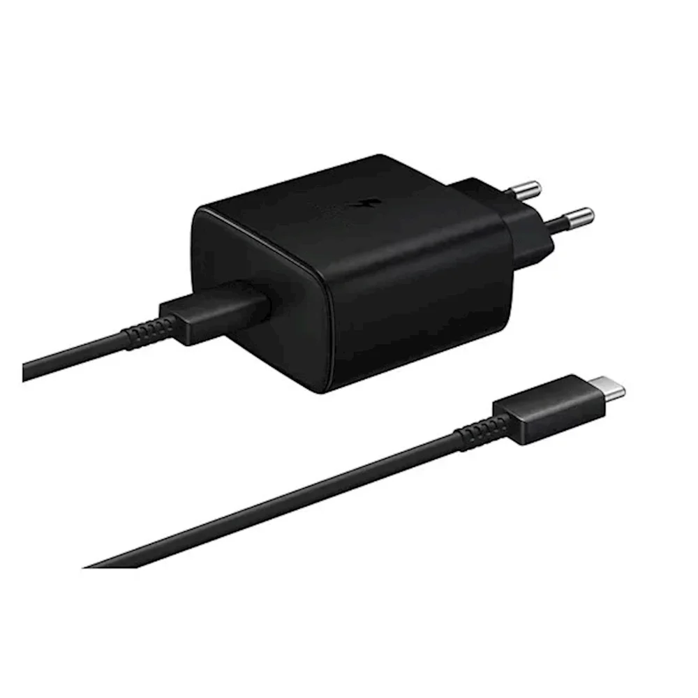 Network Power Adapter No Brand Type-C to Type-C 25W, Black - 3