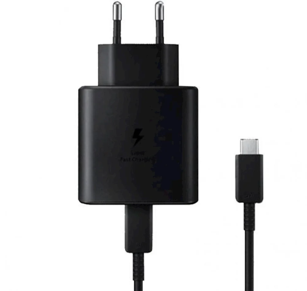 Network charger No Brand EP-TA845XWCGCN Fast Charge Adapter 45 W, Black