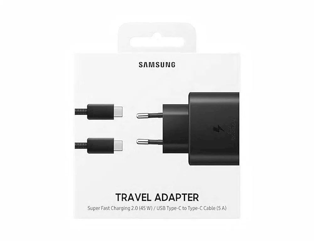 Network charger No Brand EP-TA845XWCGCN Fast Charge Adapter 45 W, Black - 4