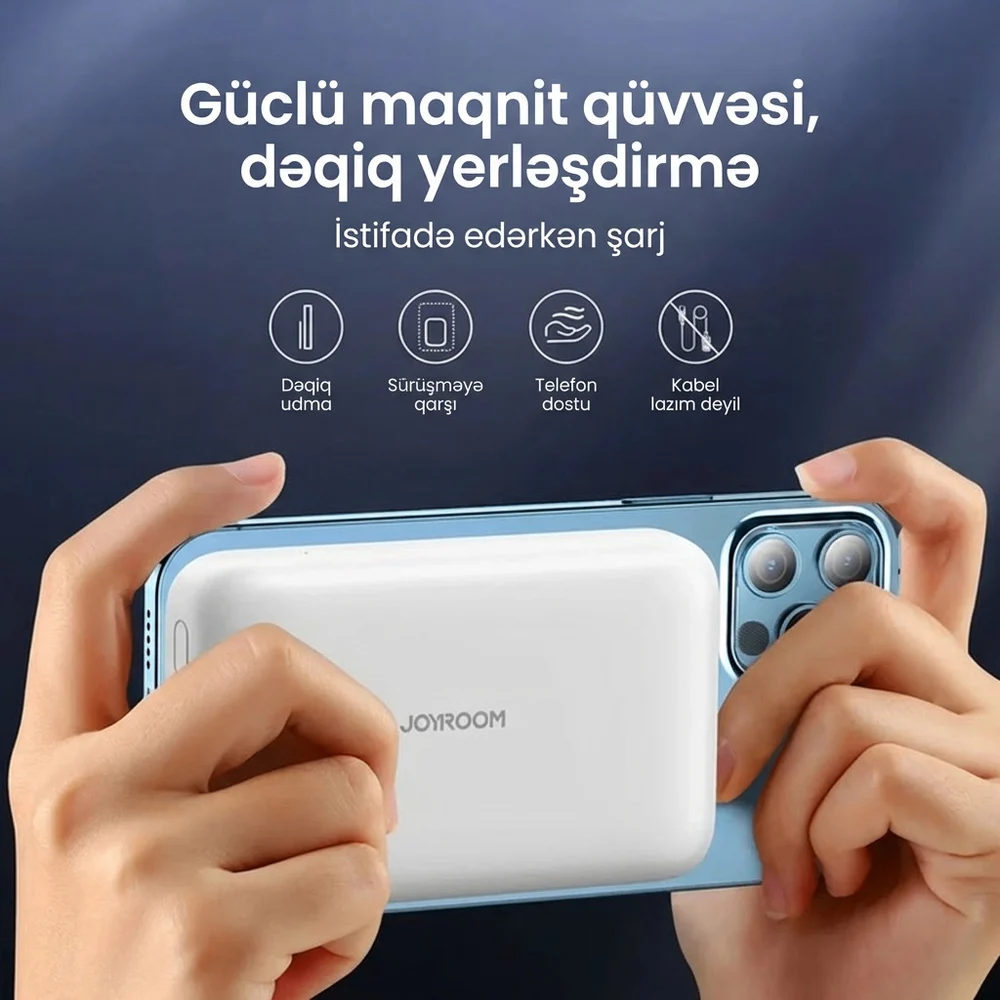Внешний аккумулятор Joyroom Magnetic JR-W020 10000mAh Черный - 5