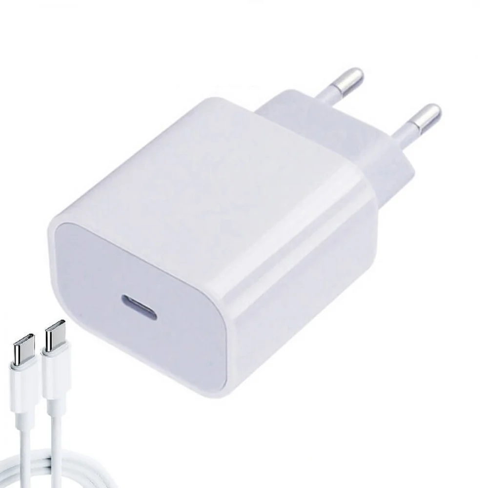 Network Charger PD 20W + Type-C - Type-C Cable, White - 2