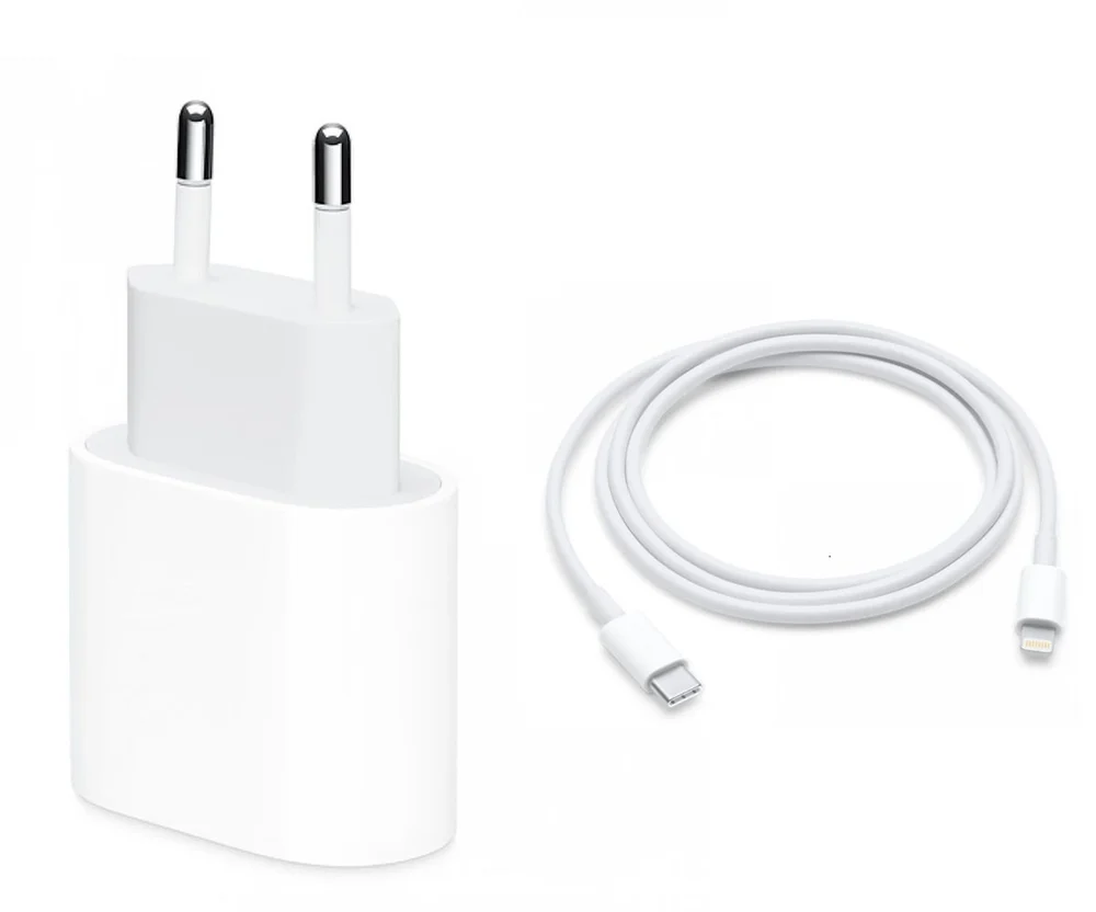 Сетевое зарядное устройство PD 20W + Type-C - Lightning Cable, Белый - 2