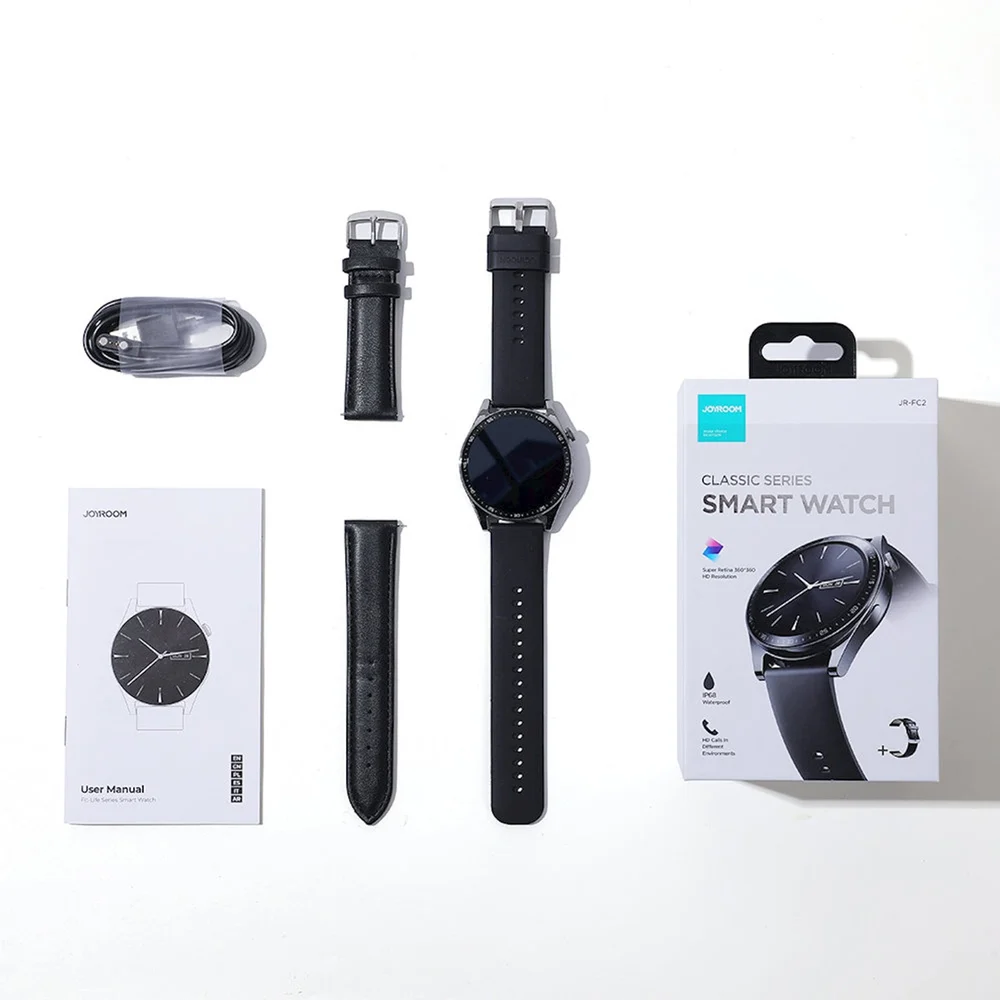 Joyroom Classic Series Black Smart Watch (jr-fc2) - 5