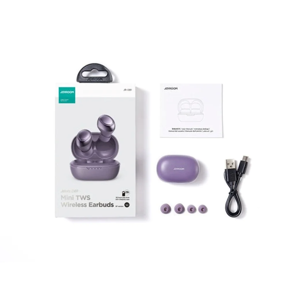 Wireless Earbuds Joyroom Jdots Series JR-DB1 Purple - 2