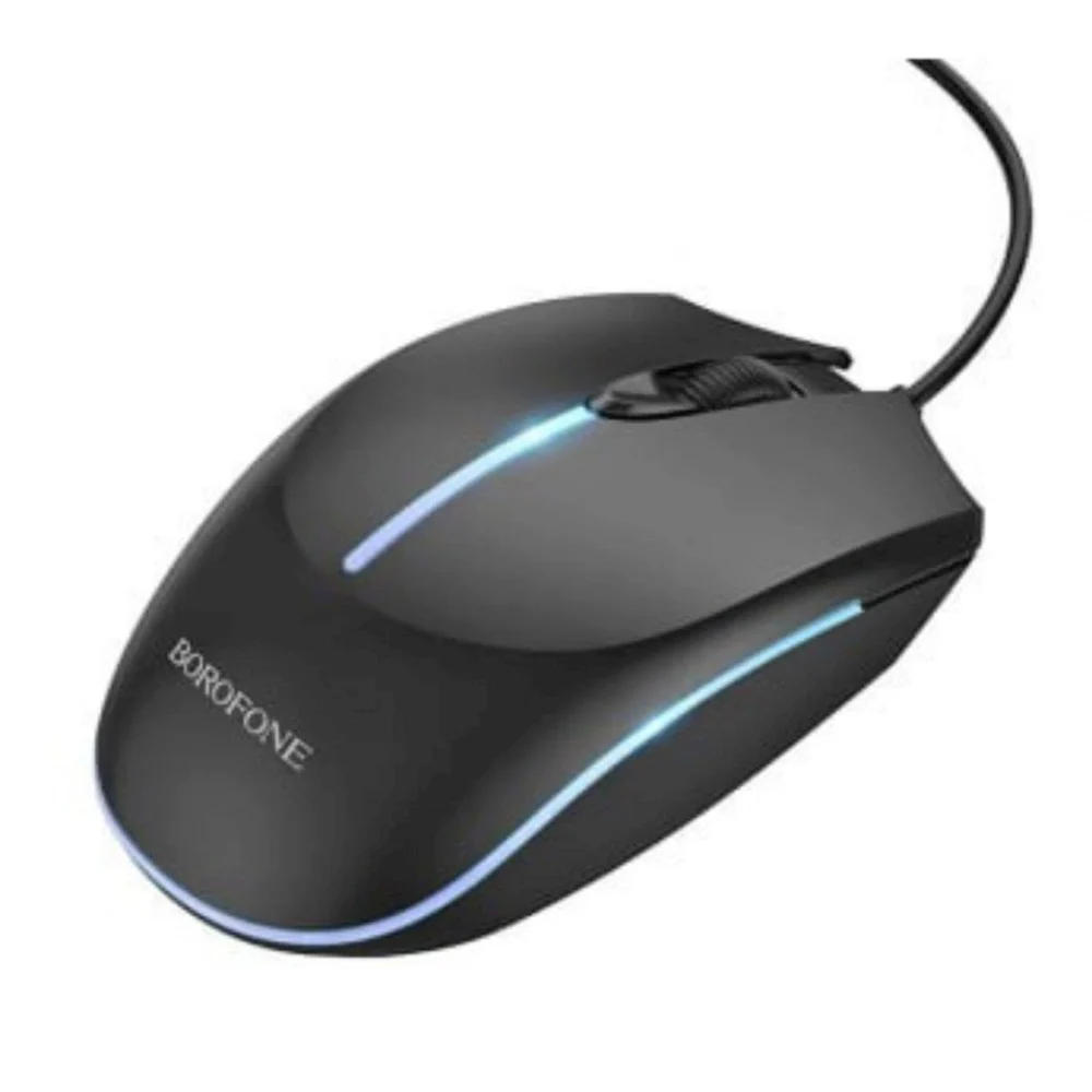 Оптическая LED мышь Borofone BG10 Black