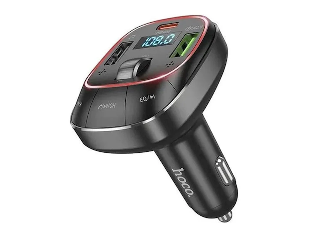FM передатчик для автомобиля Hoco E76 Black