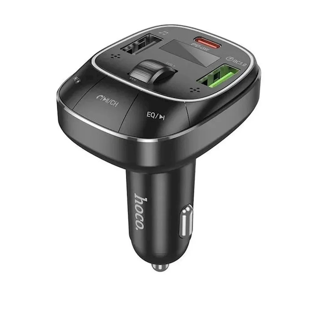 Hoco E76 Black FM Transmitter for Car - 3