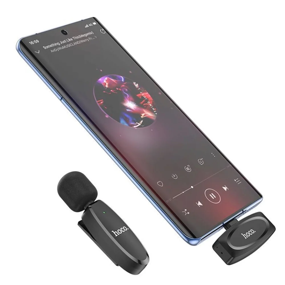 Mikrofon Hoco L15 Type-C Black - 2