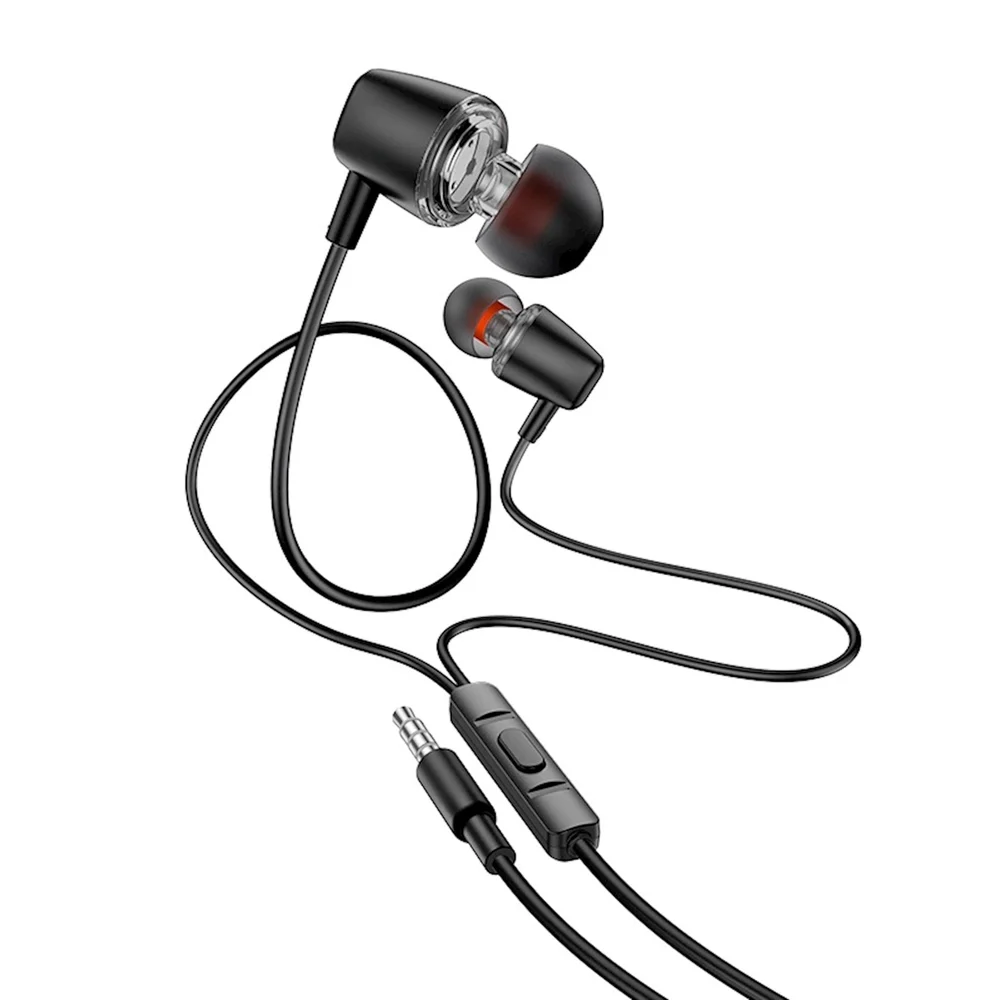 Simli qulaqlıqlar Hoco M107 Black - 2