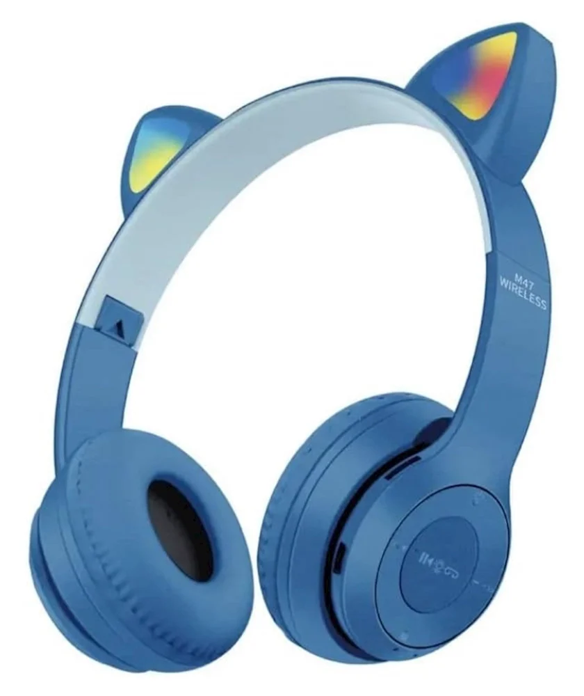 P47M Wireless Headphones Blue - 3