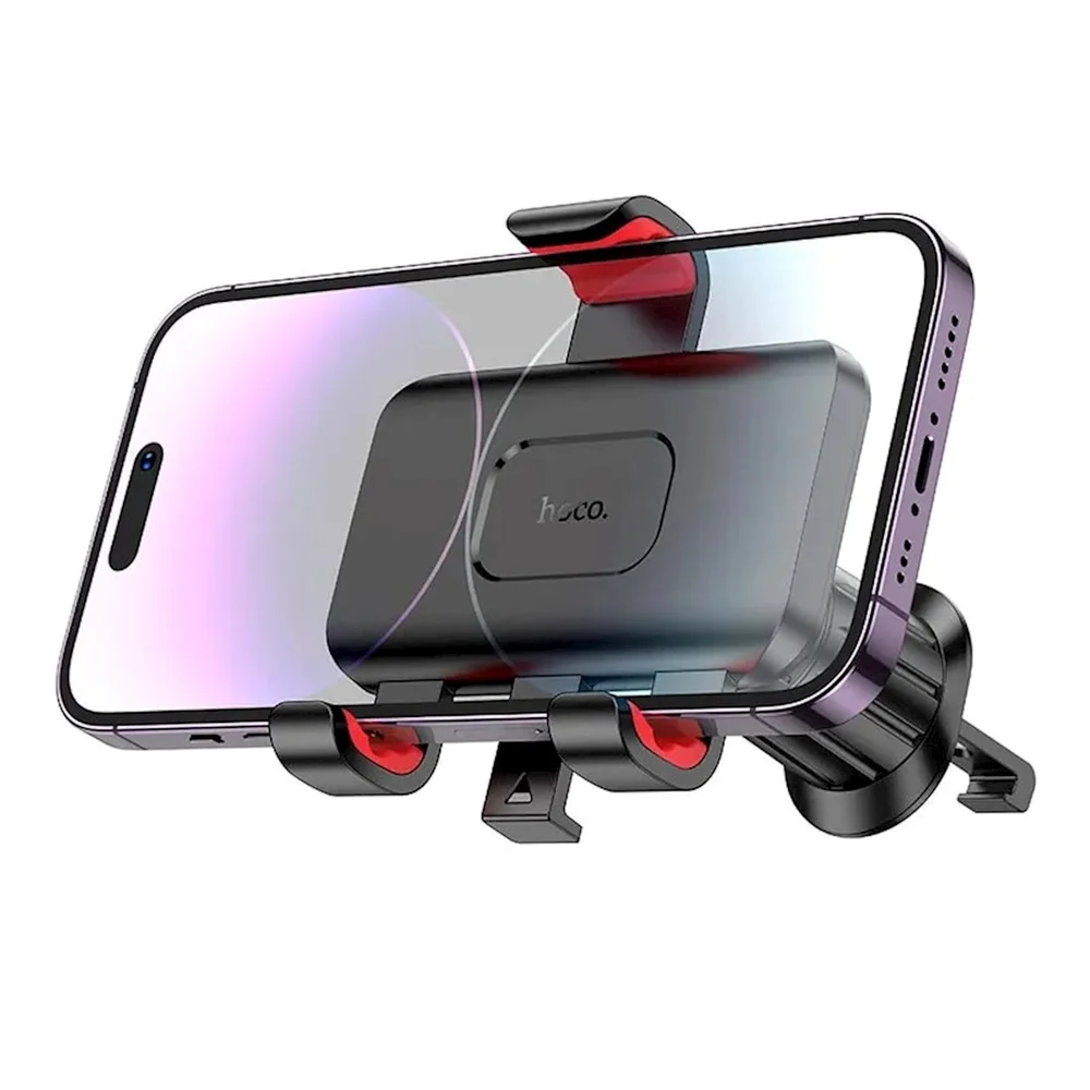 Hoco H21 Black Car Phone Holder - 5