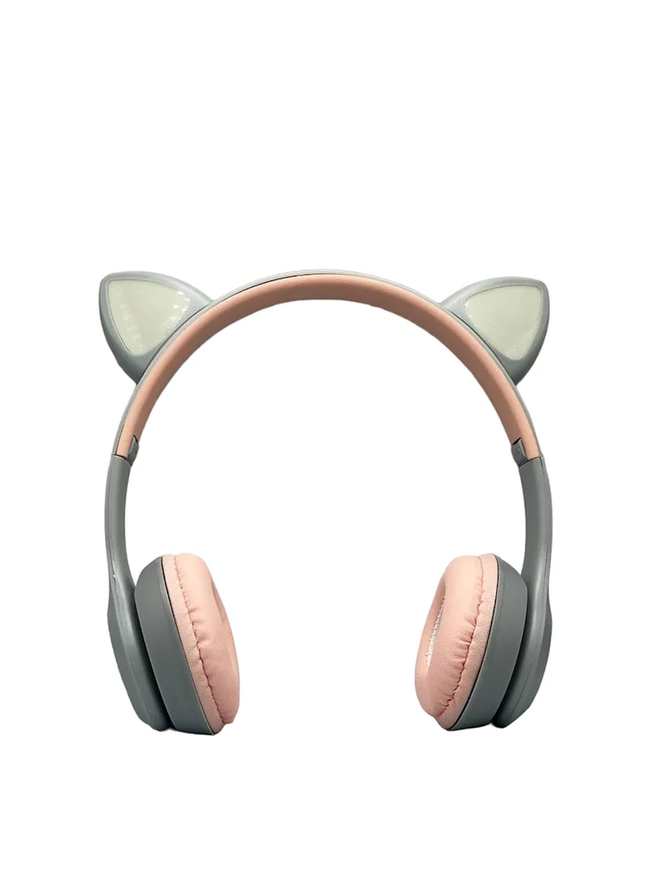 Uşaqlar üçün simsiz qulaqlıqlar Cat Ear P47M Grey