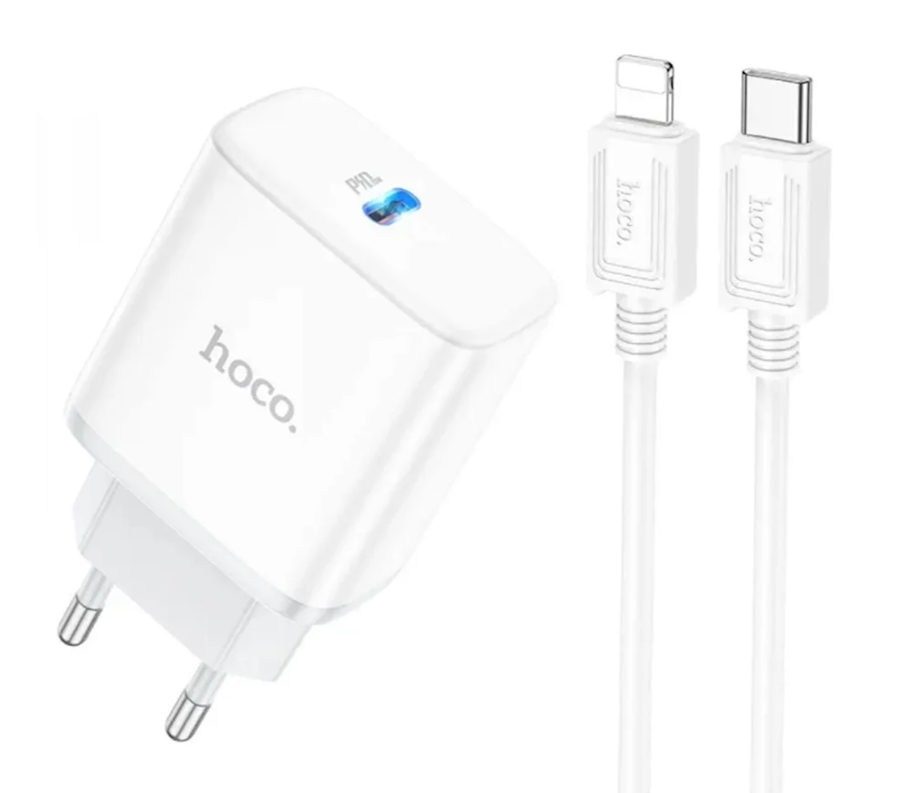 Power Adapter Hoco C104A USB Type-C White