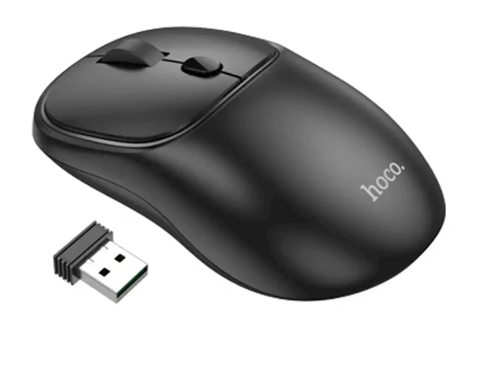 Simsiz siçan Hoco GM25 Royal dual-mode, qara
