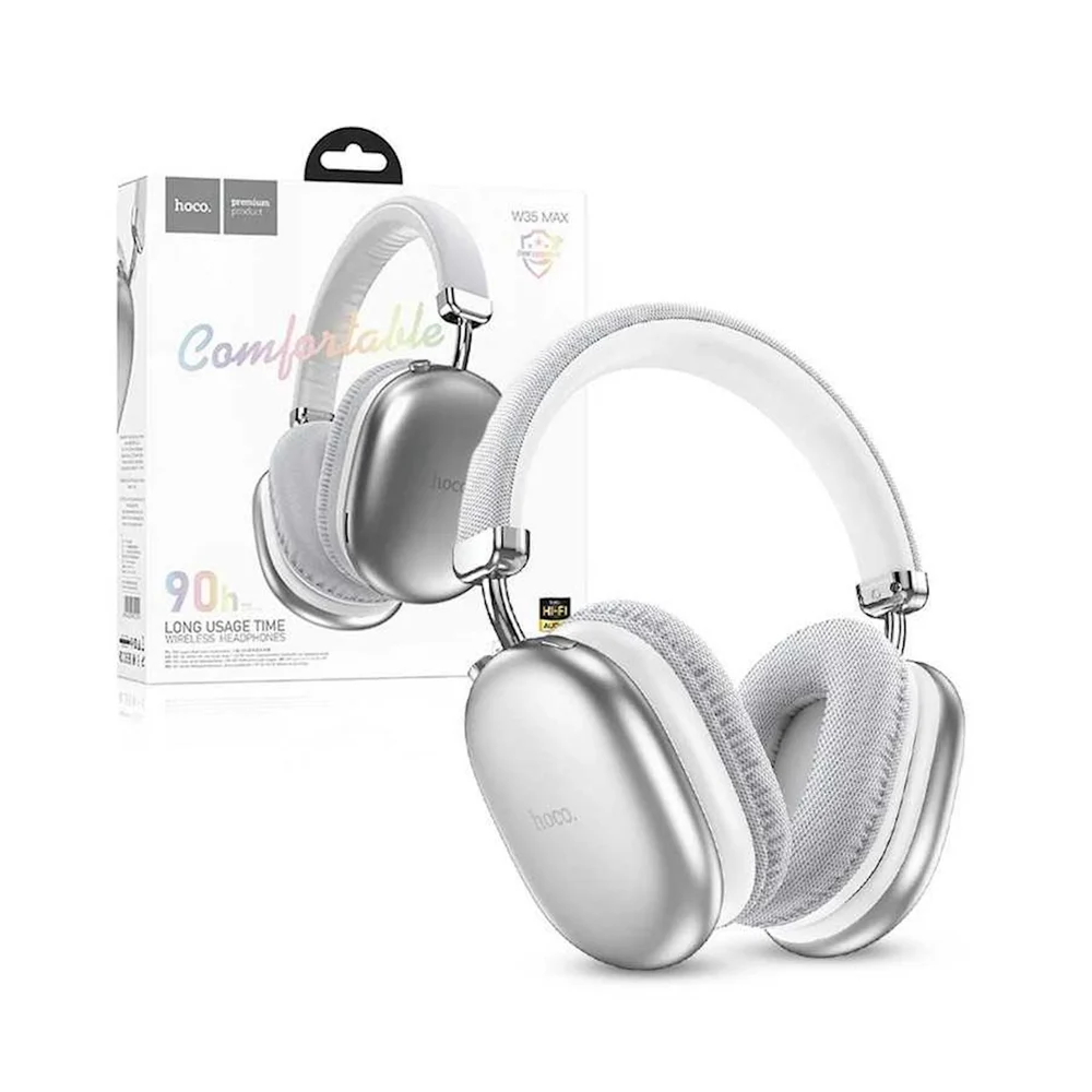 Kablosuz kulaklık Hoco W35 Max Silver - 2