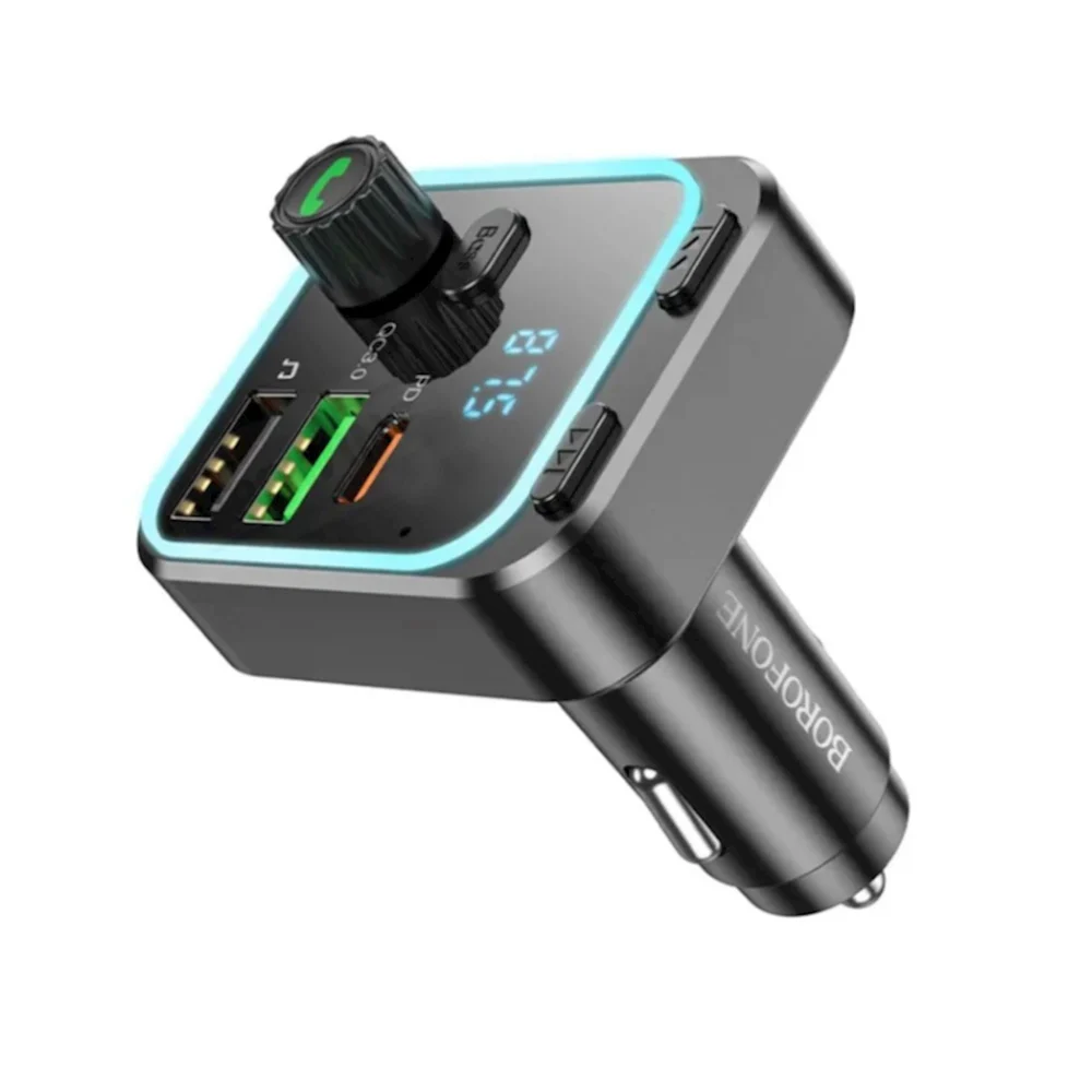 FM передатчик для автомобиля Borofone BC53 Black